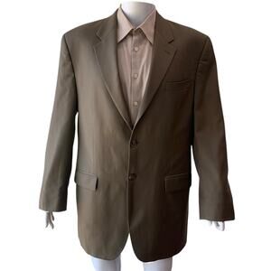 Vintage Ralph Lauren Sports Coat 42L 100% Wool Careercore Corp Blazer Jacket